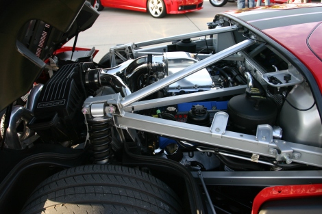 Ford GT engine bay.